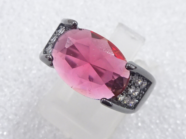 JAPANESE KIMONO / ANTIQUE COLORED STONE RING (SIZE 13.5)